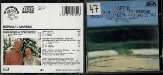 Martinů - Concerto grosso