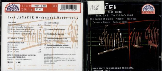 Janáček orchestral Works vol. 2