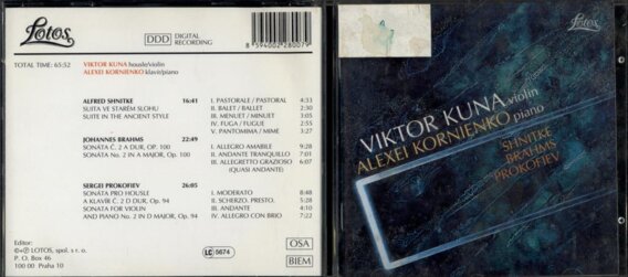 Shnitke, Brahms, Prokofiev