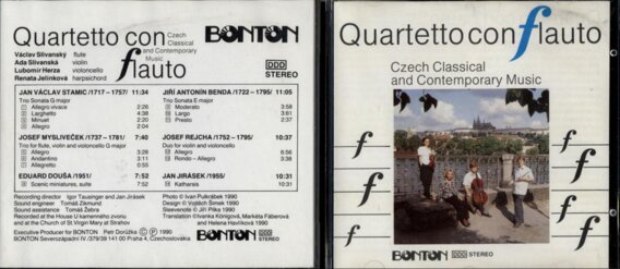 Quartetto con flauto - Czech classical and contemporary music