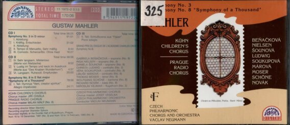 Mahler - Symphony No. 3, Symphony No. 8