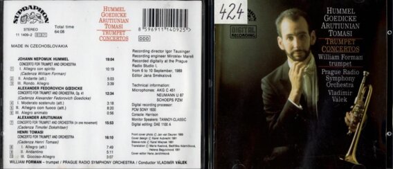 Hummel, Goedicke, Arutiunian, Tomasi - Trumpet concertos