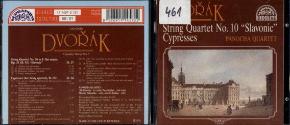 Dvořák - String quartet No. 10