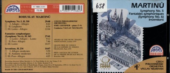 Martinů - Symphony No. 5