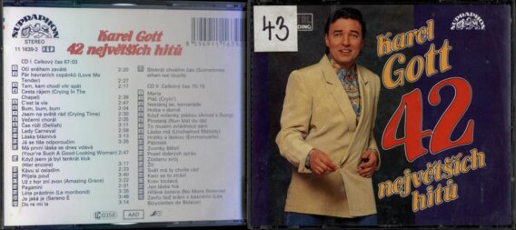 Karel Gott - 42 největších hitů