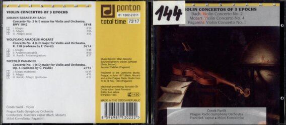 Panorama - Violin concertos of 3 epochs