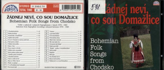 Žádnej neví, co sou Domažlice