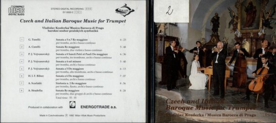 Czech and Italian baroque music for trumpet