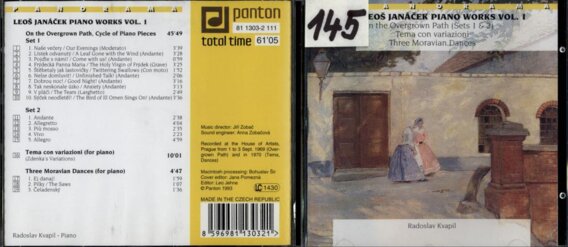 Panorama - Leoš Janáček piano works vol. 1