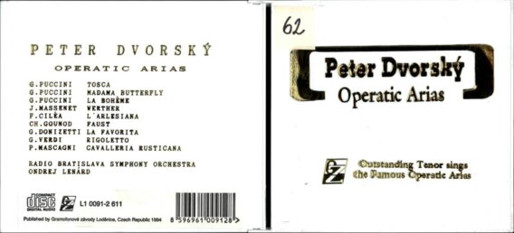 Peter Dvorský - Operatic arias