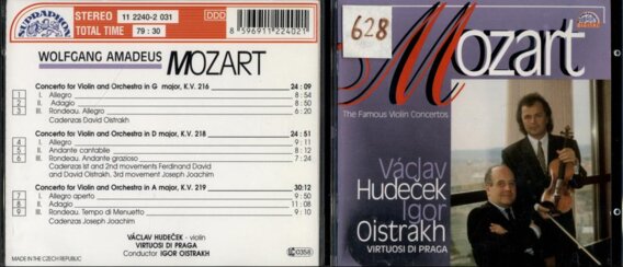 Mozart - The famous violin concertos