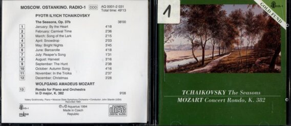 Tchaikovsky - The seasons, Mozart - Concert Rondo