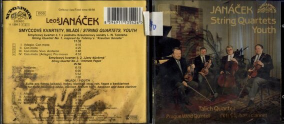 Leoš Janáček - Smyčcové kvertety, mládí
