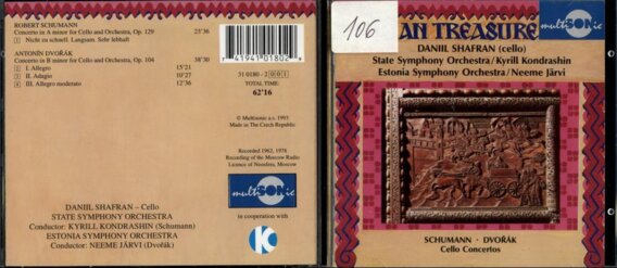 Schumann, Dvořák - cello concertos