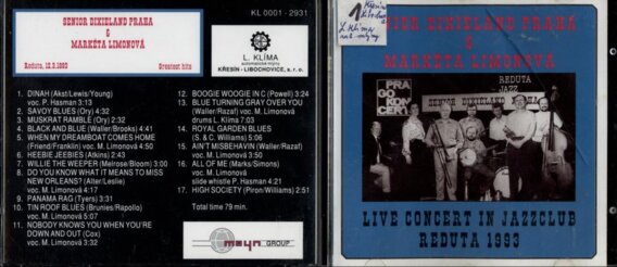 Live concert in jazzclub Reduta 1993