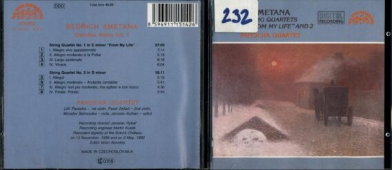 Smetana - Chamber works vol. 1