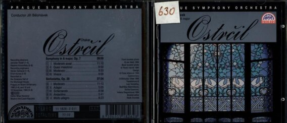 Otakar Ostrčil - Symphony in A major, Op. 7, Sinfonietta, Op. 20