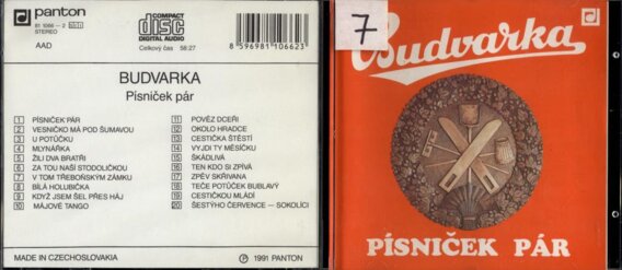 Budvarka - Písniček pár