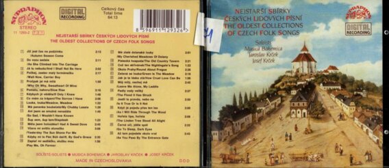 Nejstarší sbírky Českých lidových písní