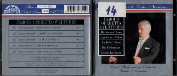 Famous operetta overtures