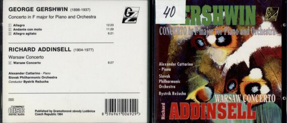 George Gershwin, Richard Addinsell - Concertos
