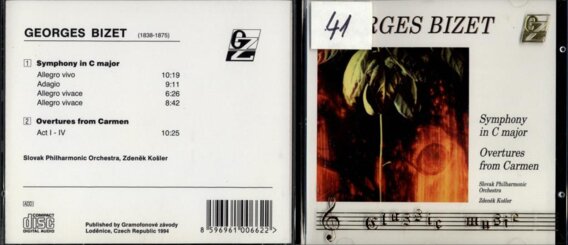 Georges Bizet - Symphony in C major, Overtures from Carmen