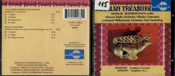 Prokofiev - Symphony concerto, Borodin - Symphony No. 2