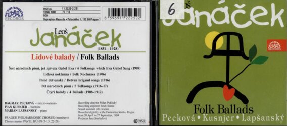 Leoš Janáček - Folk ballads