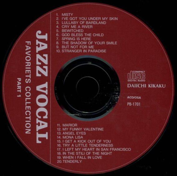 Jazz vocal Favoriets collection Part1