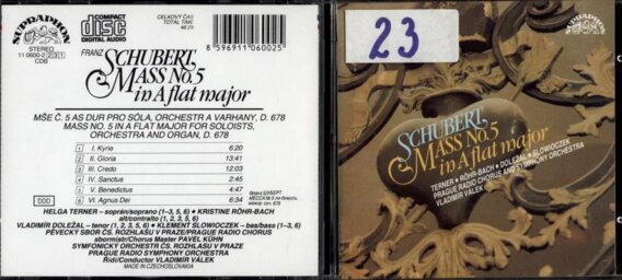 Schubert Mass No. 5 in A flat major