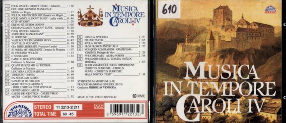 Musica in temporare Caroli IV