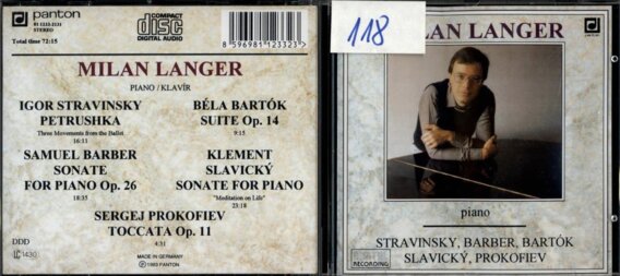 Stravinsky, Barber, Bartók, Slavický, Prokofiev