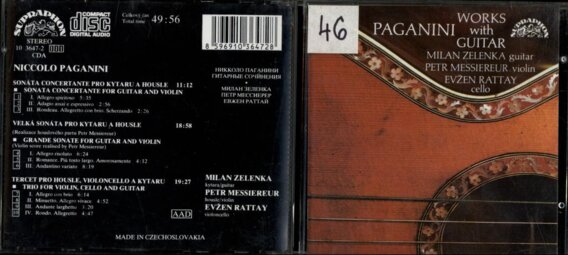 Paganini works with guitar