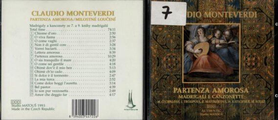 Claudio Monteverdi - Parenza amorosa