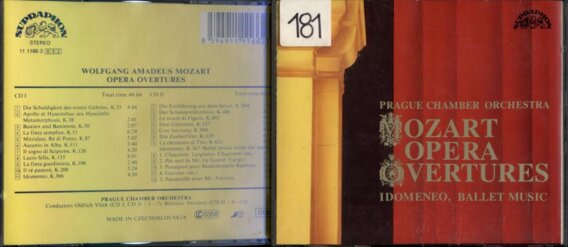 Mozert opera overtures