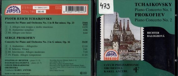 Tchaikovsky, Prokofiev - concertos