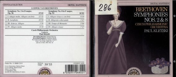 Beethoven - Symphonies Nos. 2 & 8