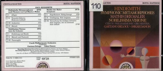 Hindemih Symphonic metamorphoses