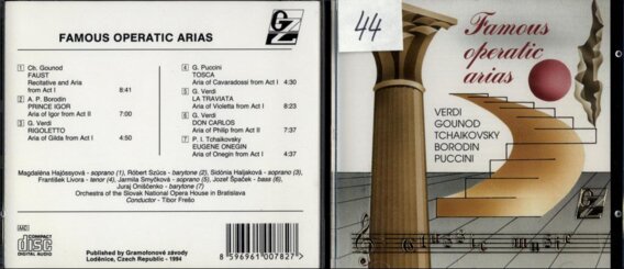 Famous operatic arias