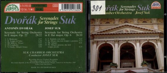 Dvořák & Suk - Serenades for strings