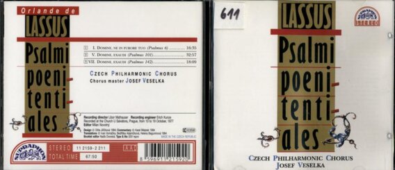 Orlande de Lassus - Psalmi poeni-tenti-ales