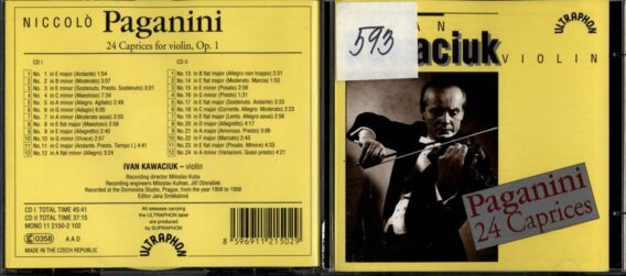 Paganini - 24 caprices for violin