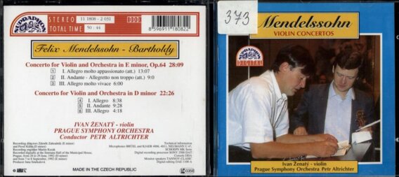 Mendelssohn - violin concertos