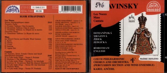 Stravinsky - Les Noces mass cantata