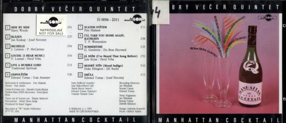 Dobrý večer quintet - Manhattan cocktail