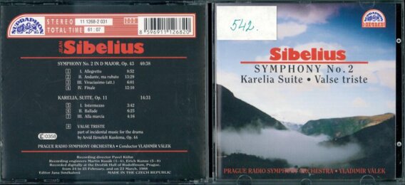 Sibelius - Symphony No. 2, Karelia Suite, Valse triste