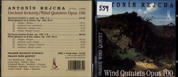 Antonín Rejcha - Wind quintets Opus 100