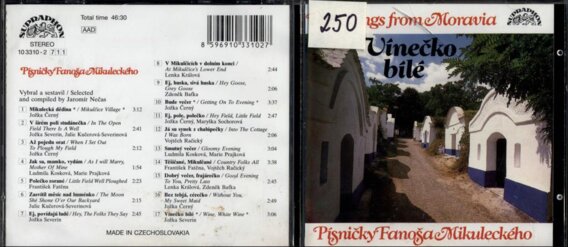 Songs from Moravia - Písničky Fanoša Mikuleckého - Vínečko bílé