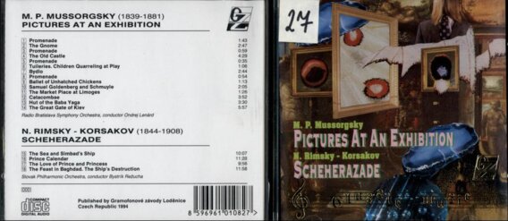 Mussorgsky - Pictures at en exhibition, Rimsky-Korsakov - Scheherazade