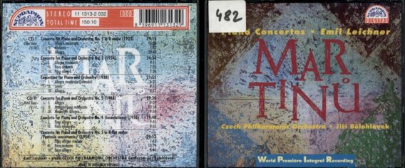 Martinů - Piano cocnertos